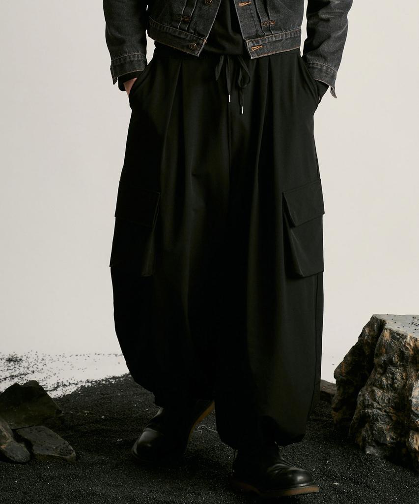 SMITHARMOR Belgium Wide Cargo Pants_Black