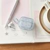 Semi-transparent bow for AirPods pro1 generation bluetooth headset case apple 1/1 generation wavy protective cover
