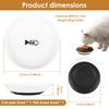 2/4Pcs Cat Ceramic Bowl Set Pet Food Feeding Dish Dispenser with Nonslip Silicone Base Shallow Wide Kitten Wet/Dry Bowls