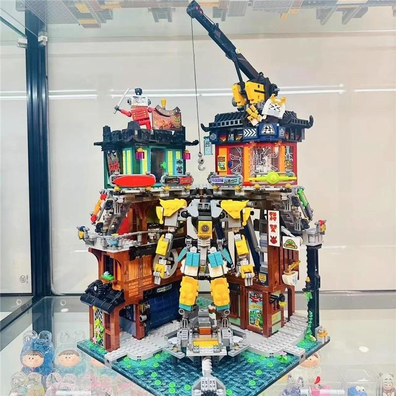 Compatible with LEGO 71837 Ninjago Ninjago Series Ninja City Workshop Building Model Assembled Building Blocks