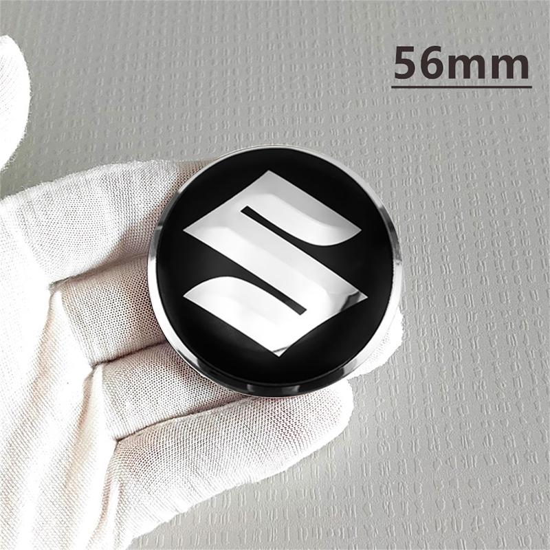 4Pcs Car Emblem Wheel Hub Center Cap Sticker Rim Badge Cover For Suzuki Swift Jimny Ignis Alto Kaiser DZire Swace Across Kizashi1RGW