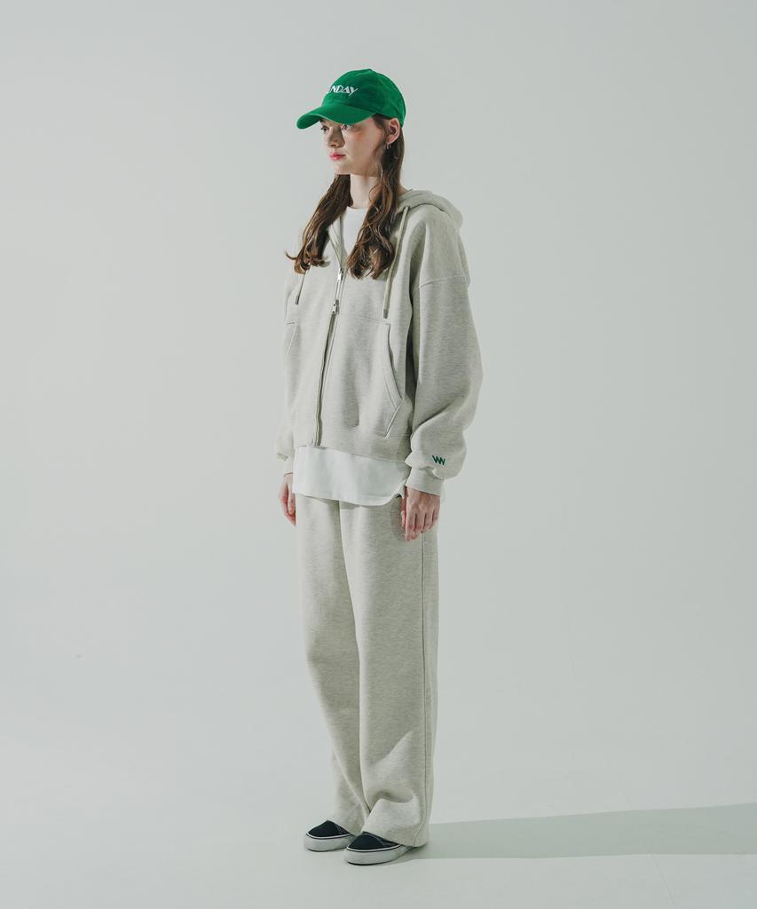 Wv Project Kani Hoodie Zip-Up Oatmeal Mjhd7627
