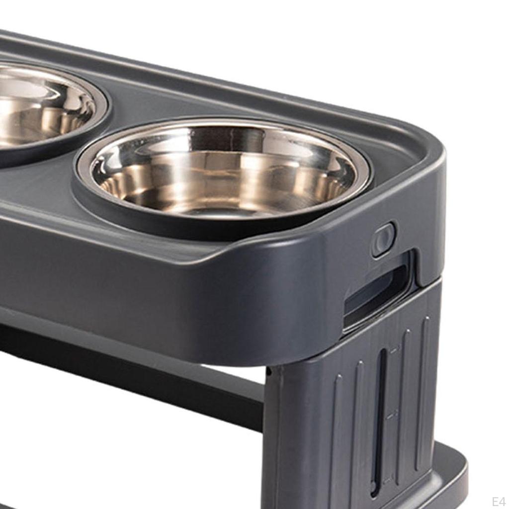 Elevated Dog Bowls Raised Bowl Stand Cat Feeding Station Pet Dishes for Outdoor Indoor
