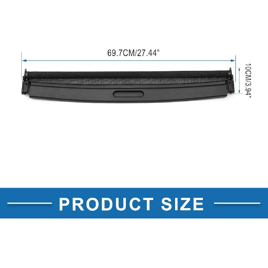 Car Sunroof Sun Shade Cover Assembly No.DoesNotApply for Mini Cooper R55 R56 2007-2016 Plastic Black