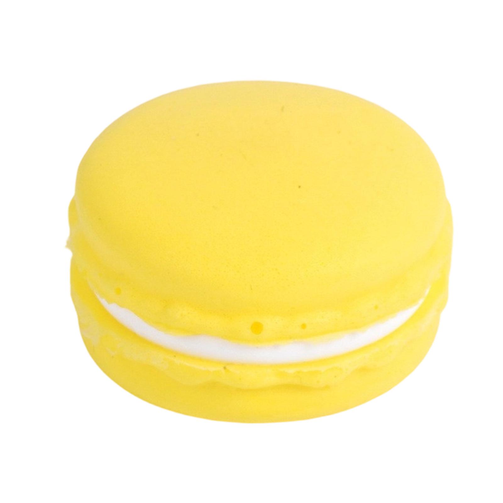 

PU Quick Bullet Simulation Macaron Model Decompression Pinching Toy жёлтый