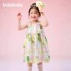 Balabala Children's Clothing, Children's Dresses, Girls' Baby Dresses, Summer Clothes, 2025 New Vacation Suspender Skirts, Pure Cotton