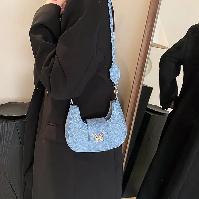 Новые модные женские сумки на продажу. Сумки через плечо для женщин. Твердые бабочки — фото 9