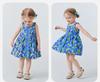 Mini Balabala Girls' Skirt Soft, Skin Friendly, Breathable, Comfortable, Linen Cotton Cool Feel Dress