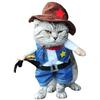 Einfach zu tragen Halloween Haustierkostüm Weicher Stoff Uniform Hund Cosplay Kleidung Lustiges Haustierzubehör Kätzchen Welpen Kostüm Tier