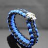 Braccialetti Bangle di Sopravvivenza in Paracord da Esterno Uomo Tono Argento Braccialetto da Polso con Corda Teschio Campeggio Escursionismo Braccialetto con Fibbia di Emergenza Gioielli
