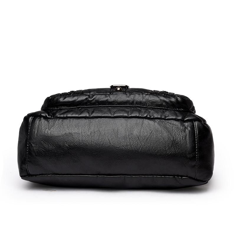 Dámská crossbody taška Taška pro matku středního věku Měkká kožená taška přes rameno