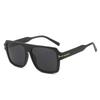 Vintage Classic Oversized Square Sunglasses Women Men Punk Big Frame Outdoor Driving Sun Glasses