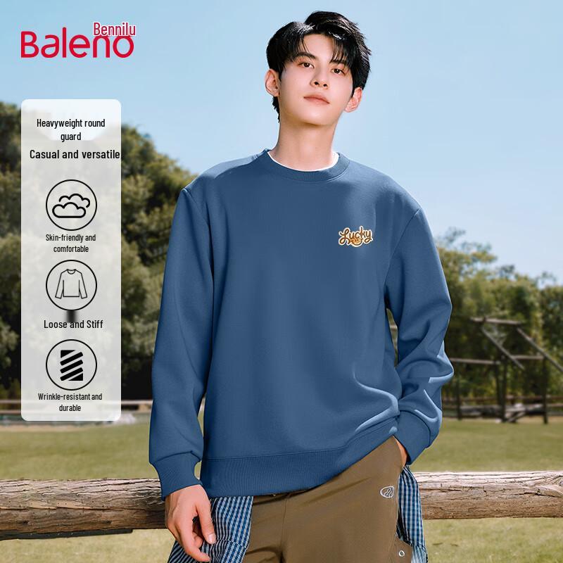 

Baleno Men s Round Neck Long Sleeve Loose Fit Sweatshirt 3XL