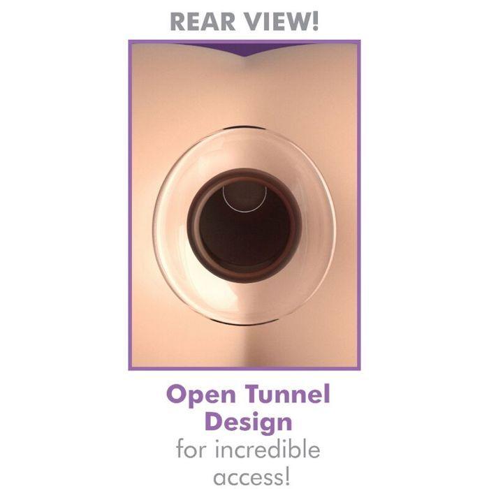 Plug tunnel - Anal Fantasy - Gaper - Verre - 9cm longueur - 4cm largeur - 2cm ouverture