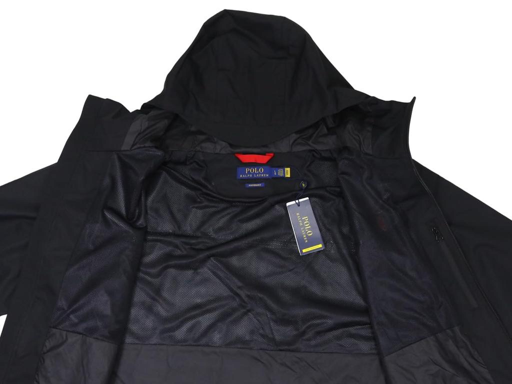 POLO RALPH LAUREN Performance Shell Velikost Černá Pánská Bunda/Větrovka/Mikina s kapucí, M, (Kód produktu 01010045)