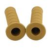2Pcs 22mm Universal Vintage Motorcycle Handlebar Grips Diagonal Handle Bar Ends (Light Tan)