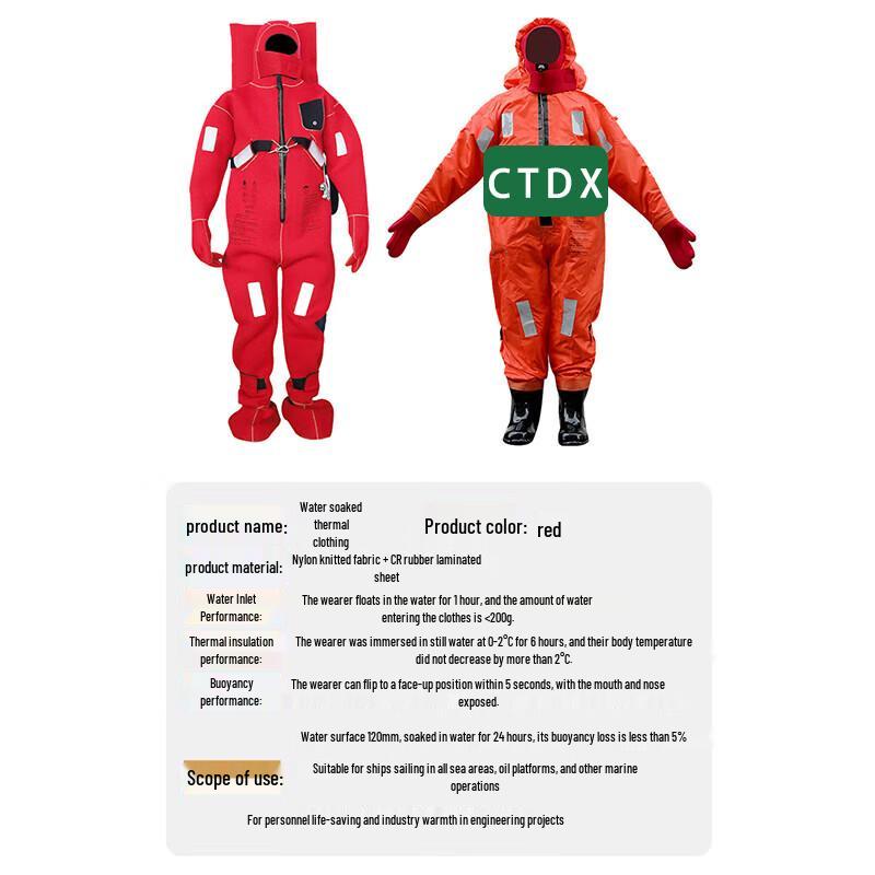 CTDX Adult Marine CCS Immersion Survival Suit