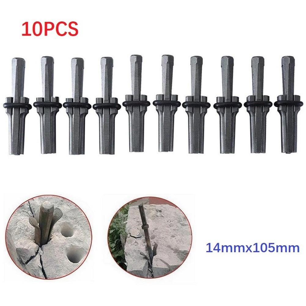 10 set 9/16 inch mufe de pene lamele de pene unelte de mână separatoare de piatră de piatră 14 mm