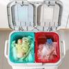 Kitchen Pedal Trash Bin Food Trash Can Plastic Litter Bins Large Capacity Garbage Cans Luxury Rubbish Bin Kitchens Accessories
