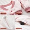 Infant Girl's Thick Cotton Jumpsuit - Warm Chinese Style Winter Outerwear