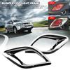 1 Pair Bumper Car Rear Tail Lights Fog Light Chrome Garnish Lamp Shade Frame Trim Cover For Mazda Cx-5 Cx5 2013 2014