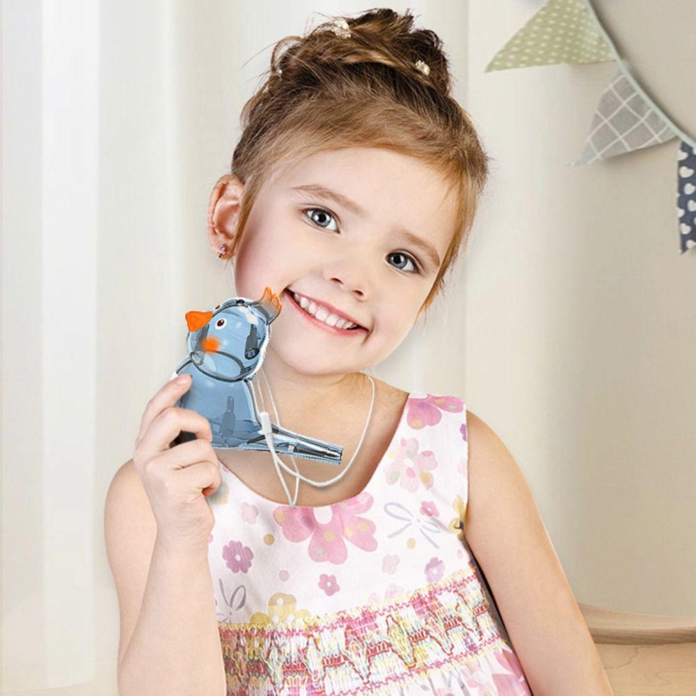 Cartoon Bird Whistle Water Whistle Bird Shaped With Lanyard Small Musical Instrument Toy Bathtime Musical Toy Educational  Gift