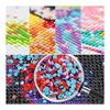 2 Pieces Diamond Art Kit 5D Diamond Painting Moon Handmade Painting Craft Kit Full Paste Type DIY Beginner Adult Children 30x40cm
