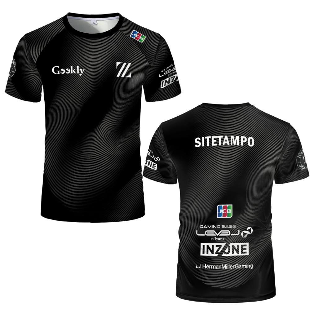 ZETA DIVISION Esports Team Jersey SITETAMPO Unisex Quick-drying And Breathable T-shirt Player Training Uniform Fan Gift Top