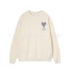 Unisex Embroidered Heart Hoodie Sweatshirt Casual Loose Fit Cotton Pullover Winter