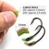 30pcs Carp Fishing Accessories Anti Tangle Sleeves Line Aligner Tube For Feeder Carp Fishing Rig Hair Ronnie Rig Tackle