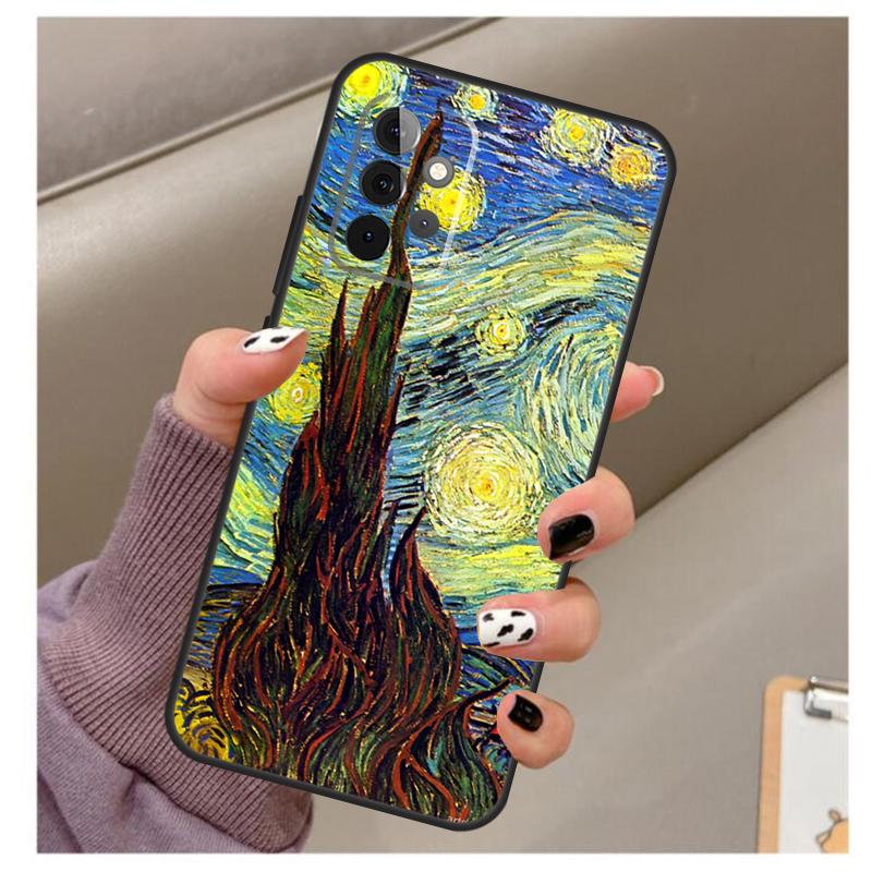 Van Gogh Oil Painting Case For Samsung Galaxy A33 A13 A53 A34 A54 A14 A15 A16 A26 A36 A56 A12 A32 A52 A06 A35 A55