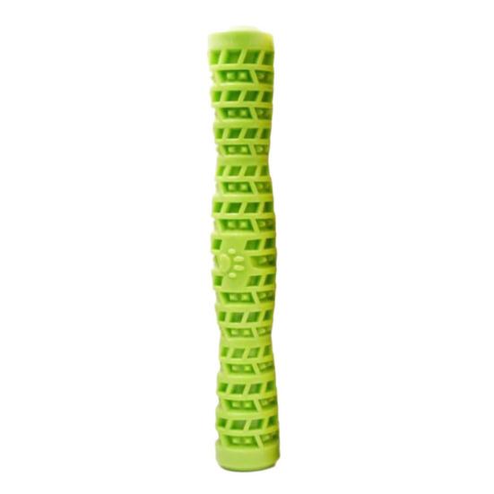 Dog Chew Stick Toy Squeaky Dog Teething Toy Textured Teeth Cleaning Dog Stick Toy for Aggressive Chewers