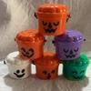Yousheng Halloween Pumpkin Bucket Miniature Design Pumpkin Orange Bucket Mini Storage Containers Festive Halloween Decoration