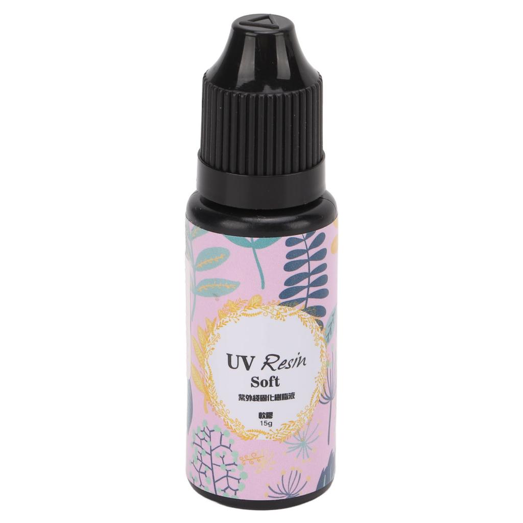 UV Resin Safe Nontoxic Quick Curing High Transparency Less Shrinkage Leakproof UV Epoxy Resin for