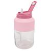 Portable Blender 1L Dual Lid Efficient Use Convenient Strap Rechargeable Cordless Blender for Outdoor Travel Gym Party