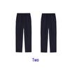 Kids' Khaki and Navy Elastic Waist Western Uniform Pants for Boys and Girls