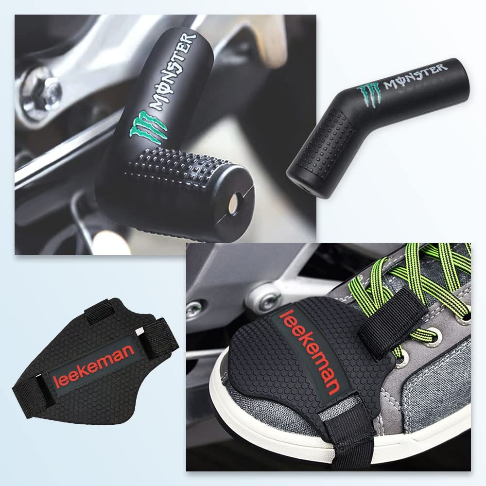 SAMCOS Set of 4 Shift Guard Shift Pedal Covers 2 Each, Rubber Protective Cover,