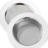 LASSHSWA 2 Pcs Kitchen Sink Strainer Stainless Steel, Mesh and Punching, Kitchen Sink Drain Strainer, Sink Strainers with Large Wide Rim 4.5"
