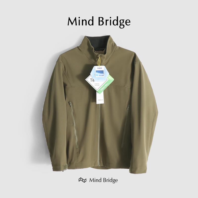 

Mind Bridge Men s Stand-Collar Softshell Sport Jacket M