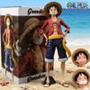 One Piece Ghost Island Battle Series 9.5cm Ryou Luffy Anime Figure Collectible Model Toy Table Ornament Gift