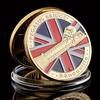 Replica Coin World War II British D-Day Commemorative Gold Coin-British Bulldog and Pegasus Bridge Design,Collectible Coin Gift