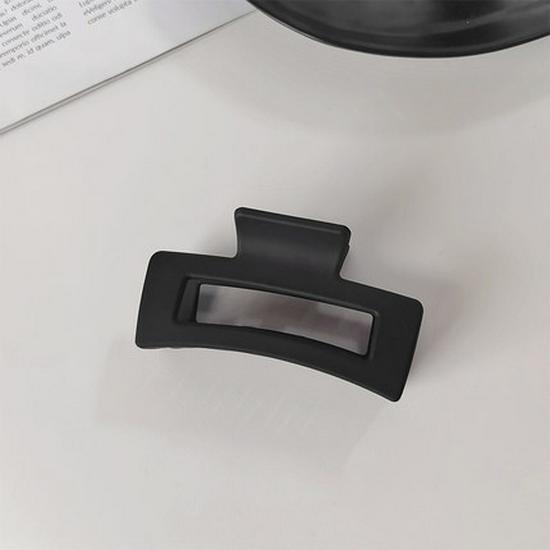 Small Black Claw Clip for Women - Hair Accessory for High Ponytail & Hairpin