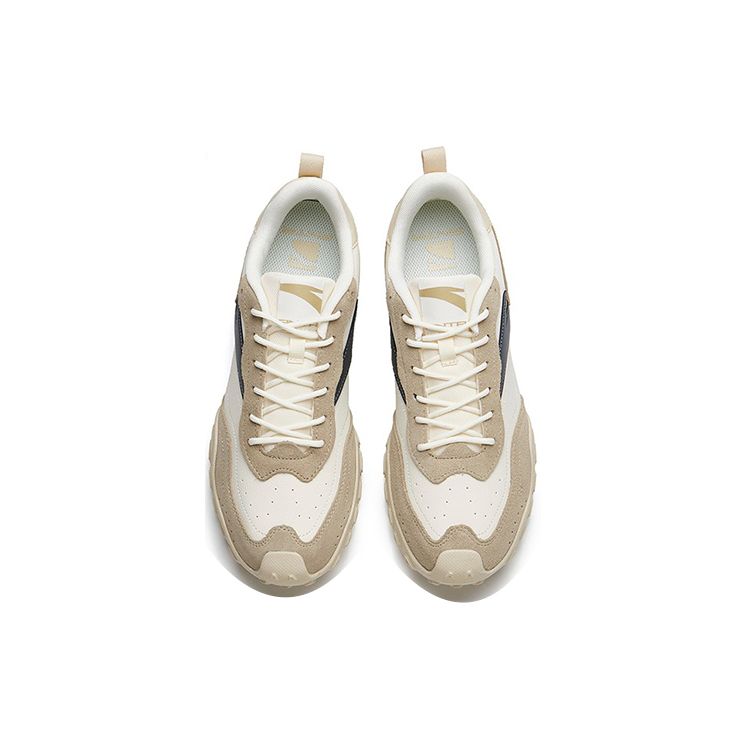 Anta Lifestyle Series Fabric Synthetic Leather Shock Absorbing Non-Slip Wear-Resistant Breathable Lightweight Low-Top Casual Shoes 112238856-7