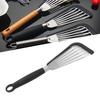 Silicone Fish Spatula Stainless Steel Slot Nonstick Coating Spatula for Frying Beefstk Egg