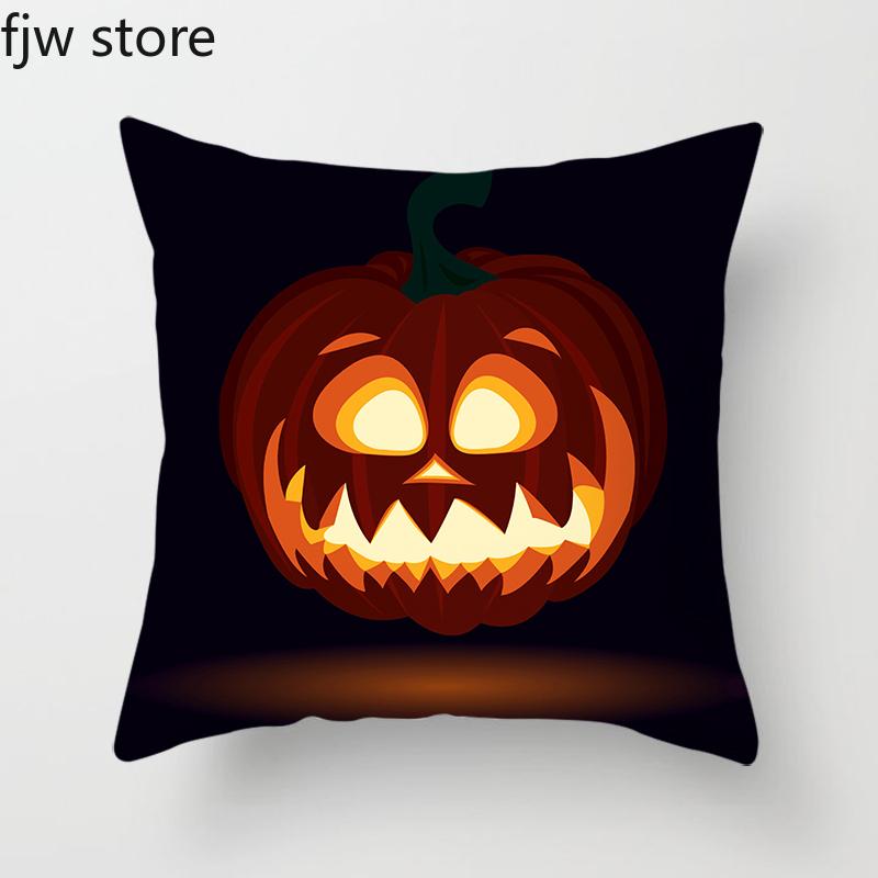 Halloween Decorative Pillowcase Home Decor Bedroom Living Room Sofa Cushion Cover Party Decoration Pumpkin Ghost Face