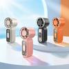 Ultra-Quiet Portable Electric Fan Digital Display Small Summer Fan New Mini Handheld Fan Summer