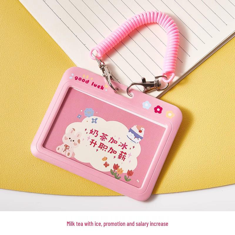 Youhe Student Card Holder with Lanyard - School ID, Bus, Pick-up, Kindergarten Campus Card Protector