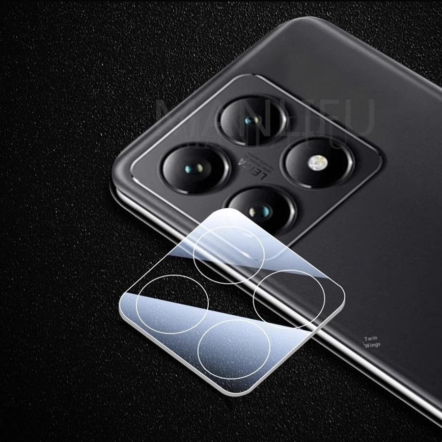 2 st HD Klar Kameralinsskydd Härdat Glas För Xiaomi 14T / 14T Pro / 14 Pro Ultra HD Klar Lins Glasfilm
