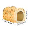 Cat Bed Cave Pet Bed House Ultra Soft Large Capacity Non Slip Soft Semi-Closed Cozy Pet Tent Bed With Removable Cushion Pillow
