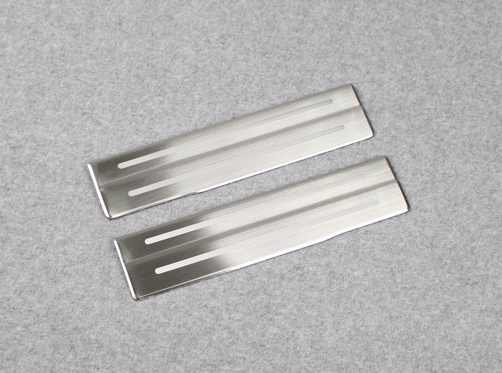 RUIQ Toyota New Prius PHV Exclusive Interior Stainless Steel Step Garnish Side Step Garnish Exclusively Designed for TOYOTA PRIUS PHV 52 Series